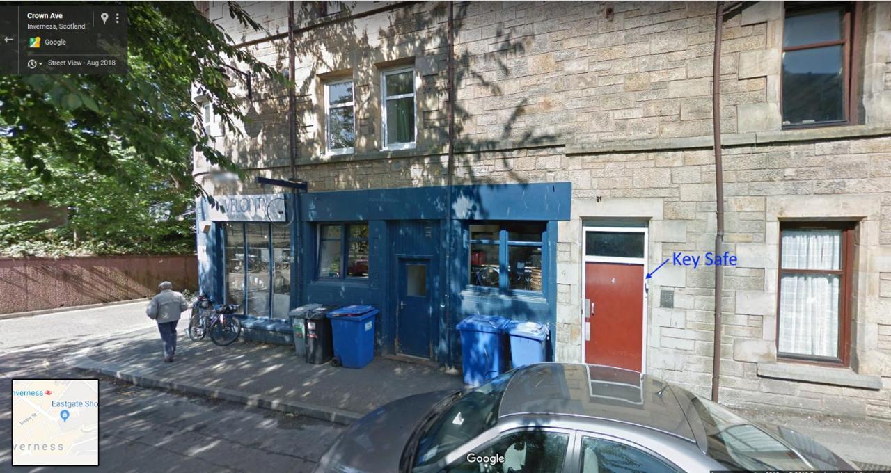 No 10 Immaculate City Centre, Top Floor 2 Bed Flat With Free Parking Inverness Esterno foto